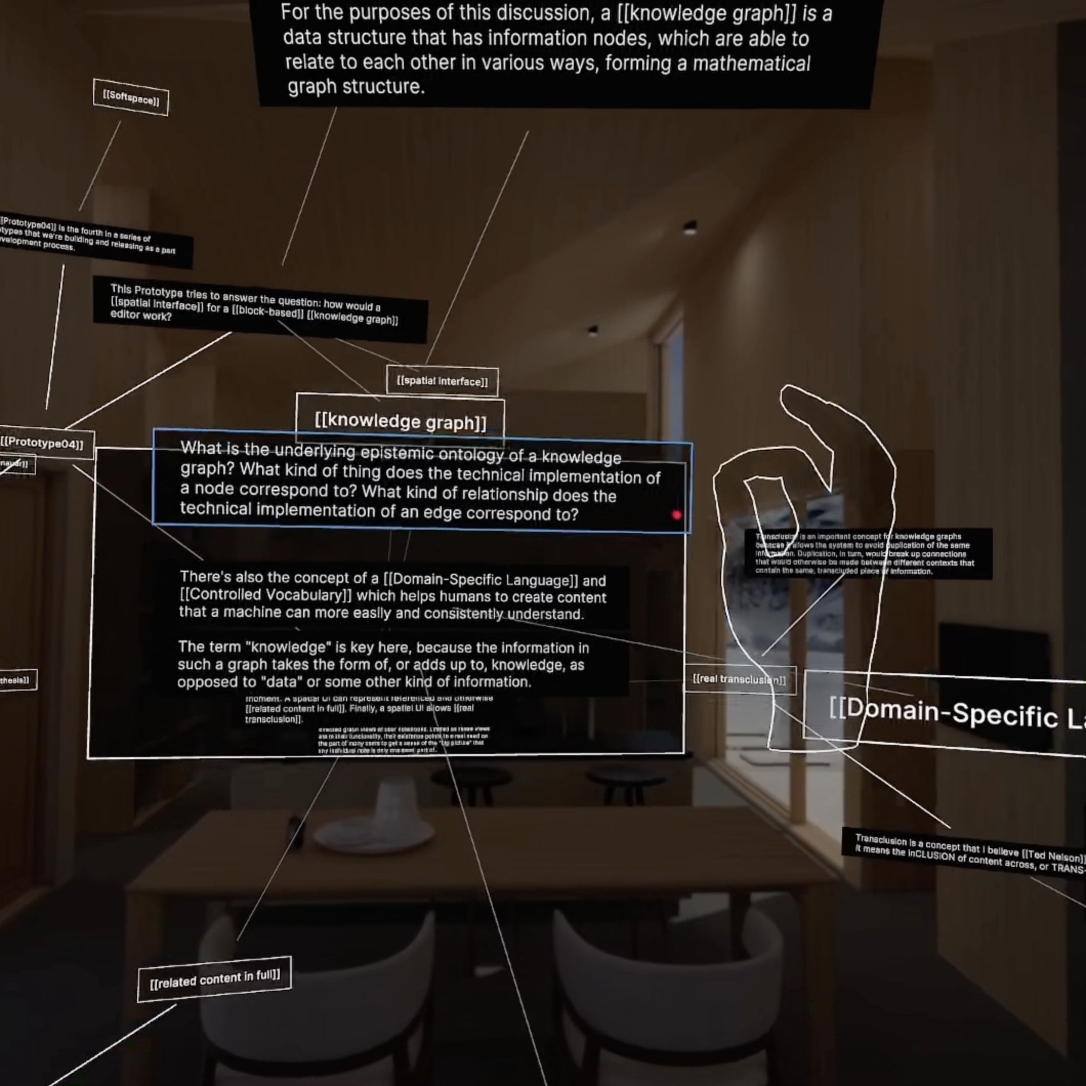 Softspace spatial knowledge graph